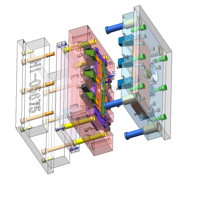 IMD/IML注塑工艺模具设计开发